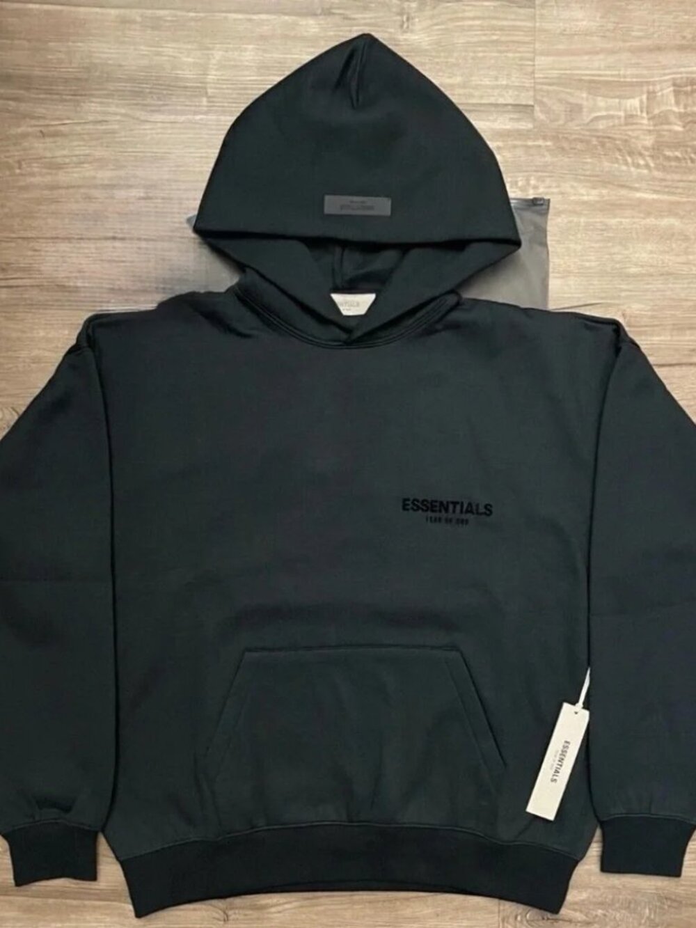 Fear of God Essentials black hoodie xl